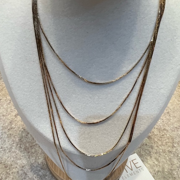 New Twisted Silver Element Necklace and Bracelet Set - Picture 4 of 10